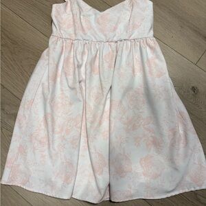 Trixxi Blush and Ivory Floral Dress